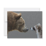 Grizzle Bear Meets Raccoon Custom Announcements