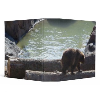 Grizzley Bear Notebook Binder binder