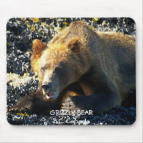 GRIZZLY BEAR ART MOUSEPAD