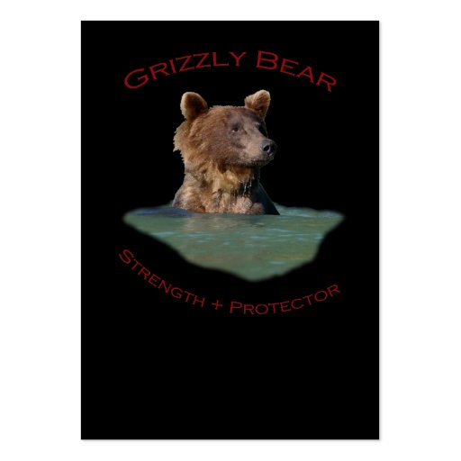 Grizzly Bear Business Card (back side)