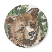 Grizzly Bear Cub magnets