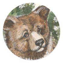 Grizzly Bear Cub stickers