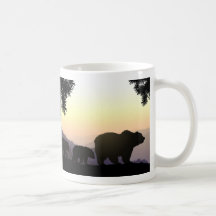 Grizzly Bear family Mug