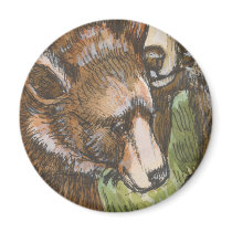 Grizzly Bear Friends magnets