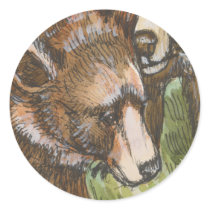 Grizzly Bear Friends stickers