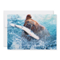 Grizzly Bear Invitation