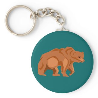 Grizzly Bear Keychain keychain