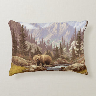 grizzly bear pillow