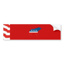 GRIZZLY BEAR PARTY BUMPER STICKERS