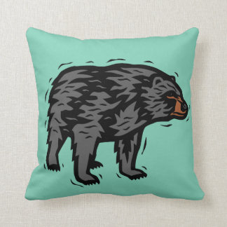 grizzly bear pillow