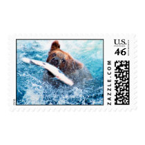 Grizzly Bear Postage Stamp