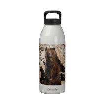 Grizzly Bear Sow Reusable Water Bottle
