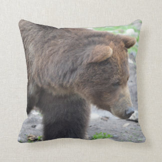 grizzly bear pillow