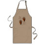 GRIZZLY BEAR TRACKS APRON