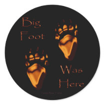 GRIZZLY BEAR TRACKS STICKER