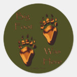 GRIZZLY BEAR TRACKS STICKER