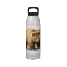 Grizzly Bear Water Bottle
