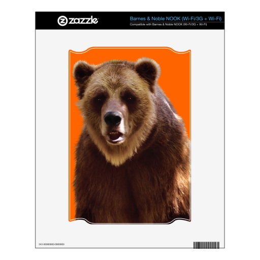 Grizzly Bear Wildlife Animal-lover Skin For The NOOK