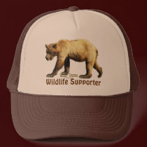 GRIZZLY COUNTRY Bear Collection hats by RavenSpiritPrints GRIZZLY COUNTRY Bear Collection hats