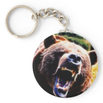 Grizzly Roar Keychains
