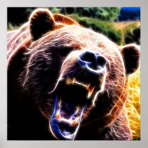 Grizzly Roar Posters