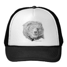 Grizzy Bear Trucker Hats