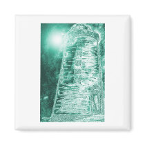 Grn.colorizedlighthouse magnets
