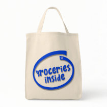 Groceries Inside tote bag