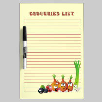 Groceries List 7 Dry Erase Board dry erase boards