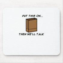 Grocery Bag Needed! mousepads by emotiontoaster Grocery Bag Needed! mousepads