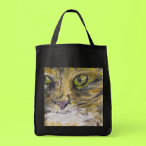 Grocery Bag/Tote - Cat Art
