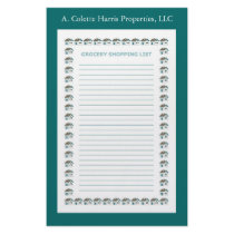 Grocery Note Pad- Design 3 stationery