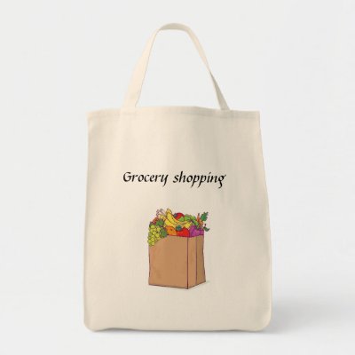 Free Grocery Tote  on Grocery Shopping Tote Bags By Takeablasttothepast