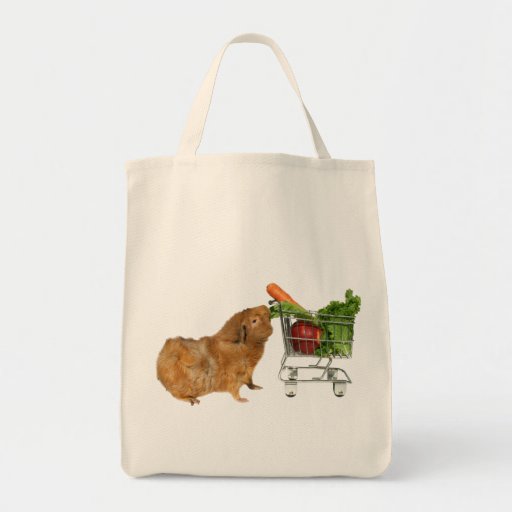 Grocery Shopping Guinea Pig Canvas Bag Grocery Shopping Guinea Pig Canvas Bag