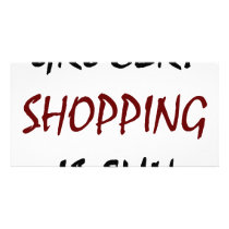 Grocery Shopping Is Fun Photo Card Template