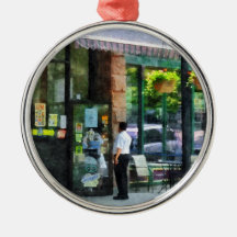 Grocery Store Albany NY Christmas Ornament