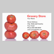 Grocery Store Business Card business cards