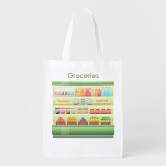 Grocery Store Cooler Reusable Grocery Bags