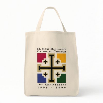 Grocery Tote Canvas Bags by smmcatholic