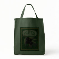 Grocery Tote Bag-Olives