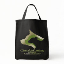 Grocery Tote black bags by Olympic_Animal Grocery Tote black bags