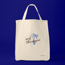 Grocery tote - surf Nicaragua bags