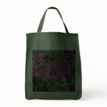 Grocery tote with flowers bags