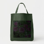 Grocery tote with flowers bags