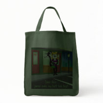 Grocery Tote with Sassie Skunk bags by ChiaPetRescue Grocery Tote with Sassie Skunk bags