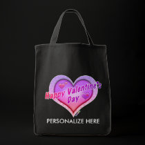 GROCERY TOTES - Happy Valentine's Day bags