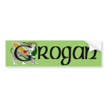 Grogan Celtic Dragon Bumper Sticker bumper stickers