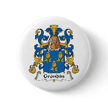 Grondin Family Crest buttons