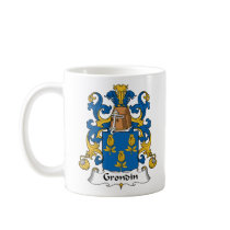 Grondin Family Crest mugs