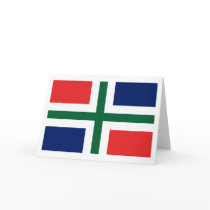 Groningen Flag Greeting Card